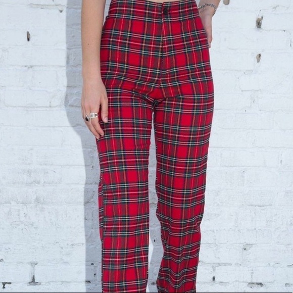 Brandy Melville Pants - Brandy Melville plaid pants